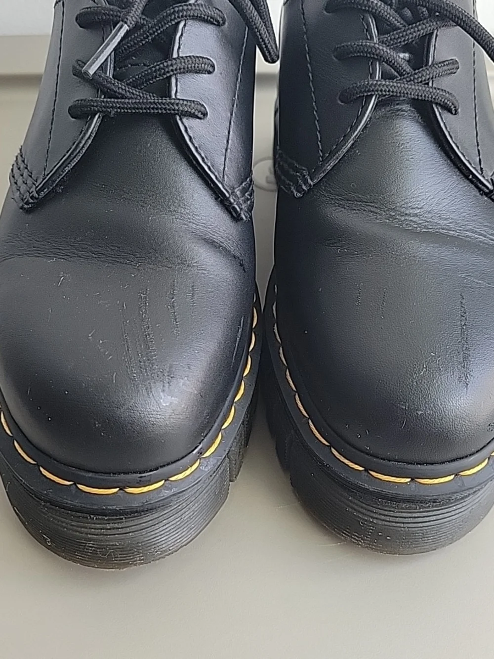 Dr. Martens‎ Women's Size 7 Audrick 3 Eye Shoe Black Platform Chunky Doc